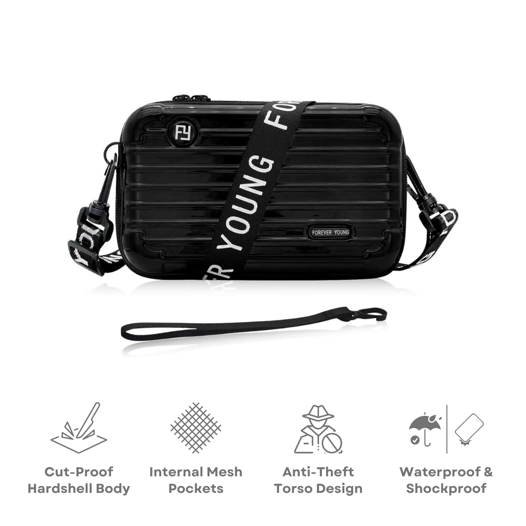 Anti Theft Hardshell Crossbody Bag