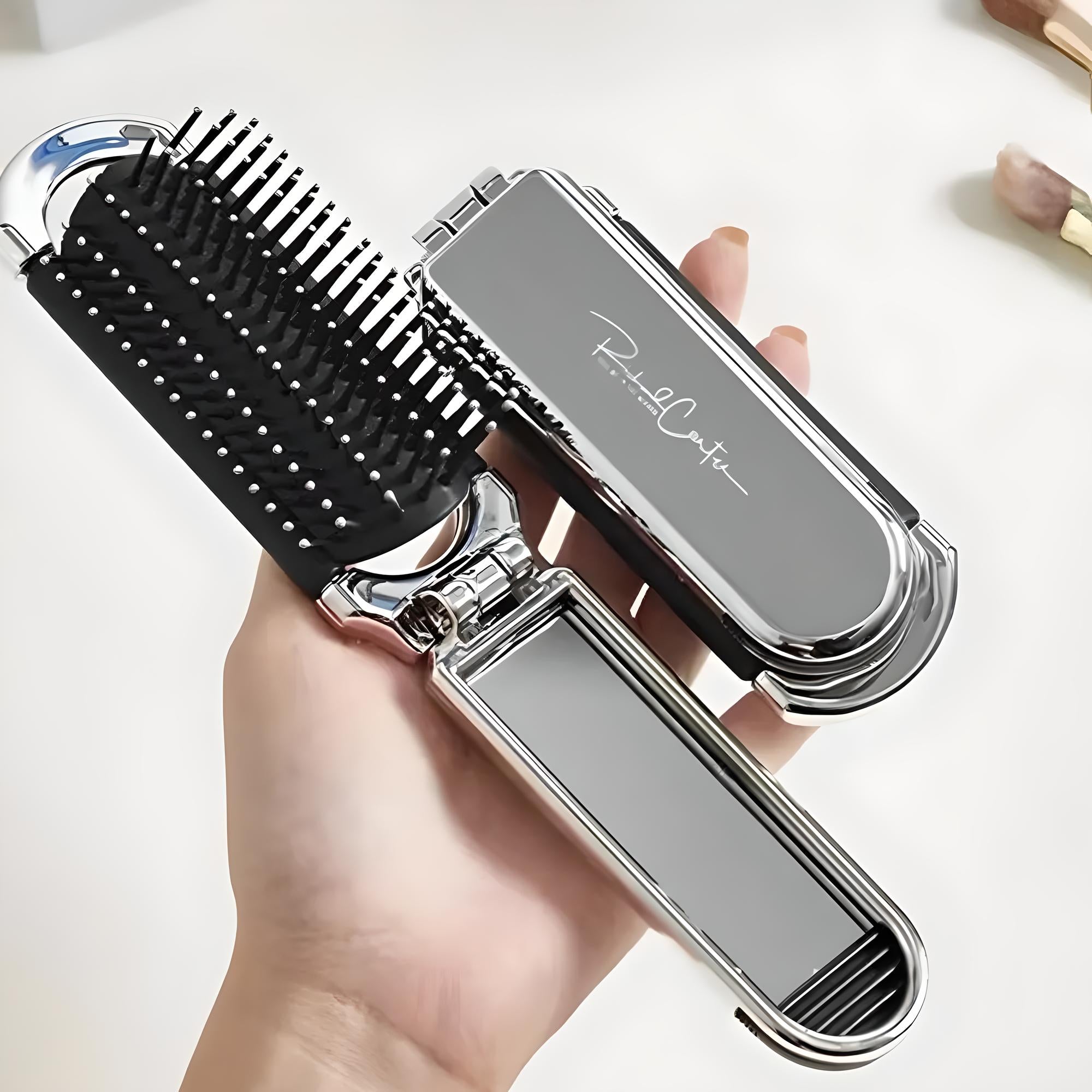 Folding Travel Comb With Mirror