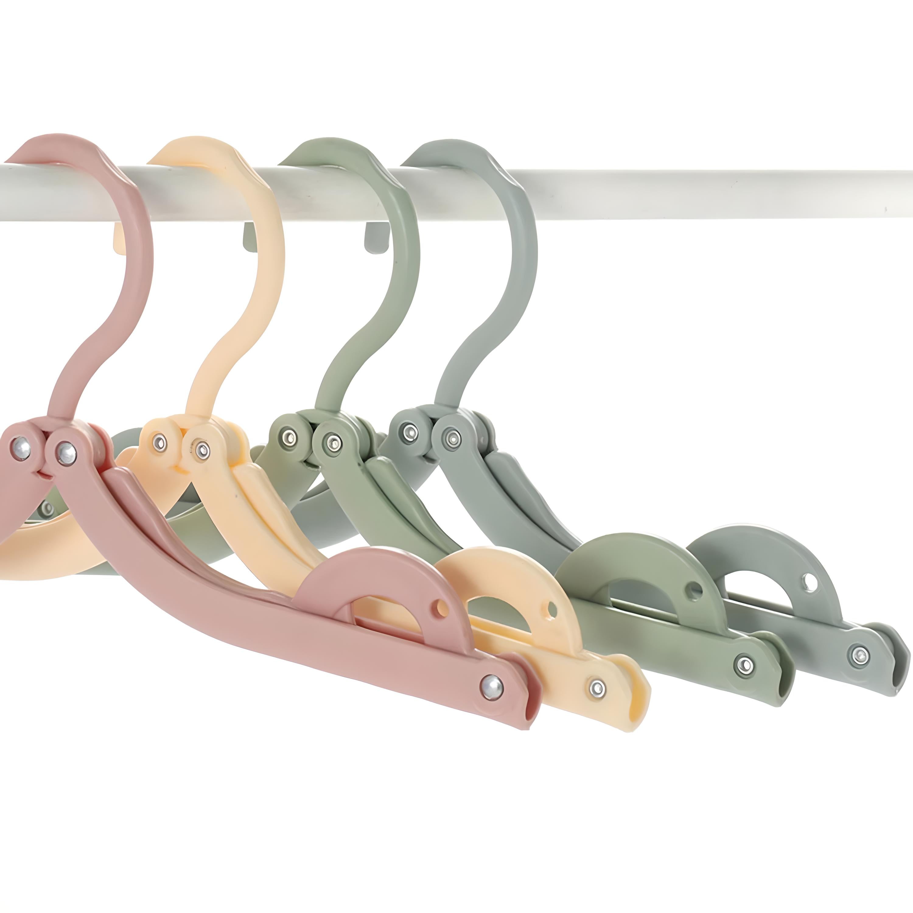 Foldable Travel Clothes Hangers 10pcs Set