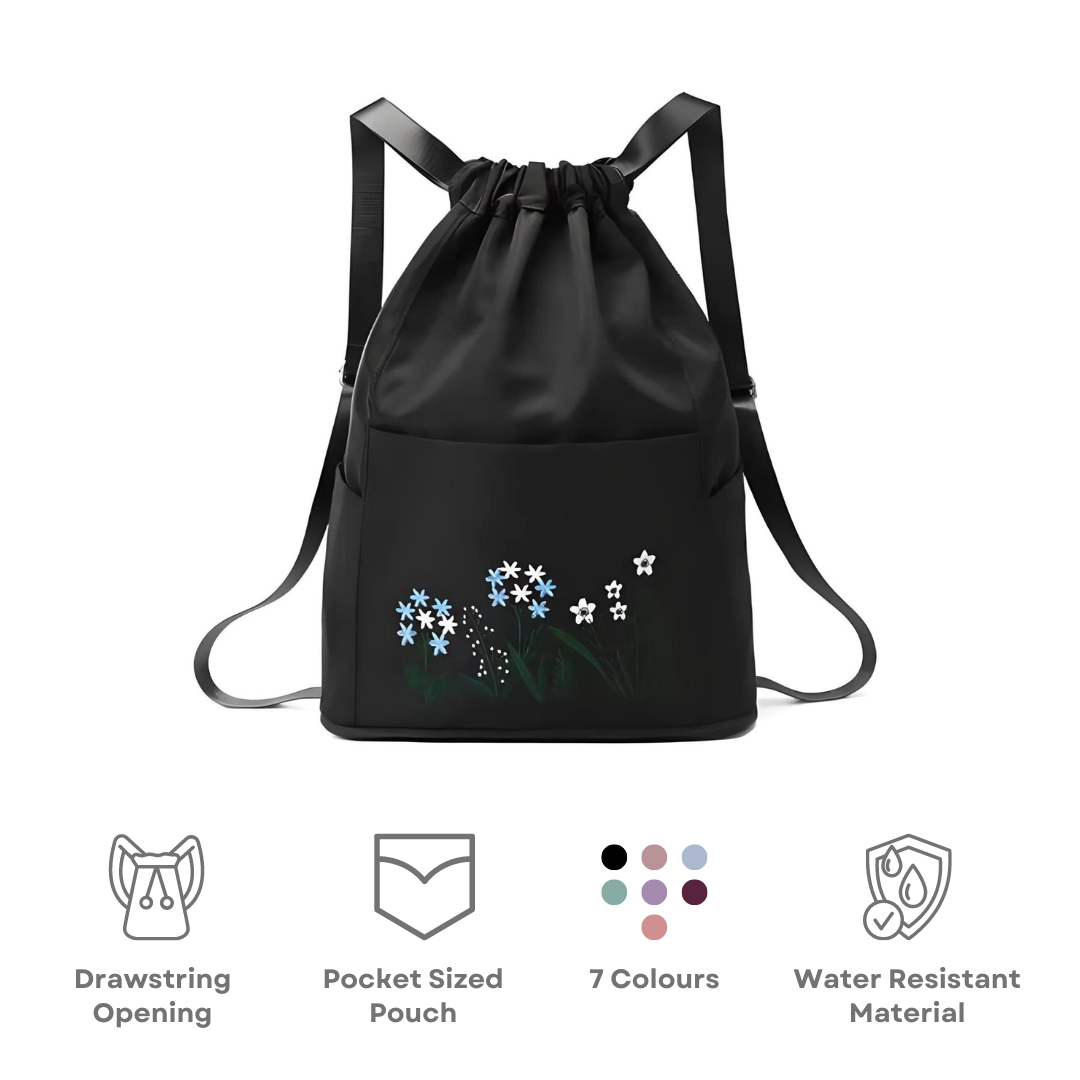 QuickPack | Foldable Drawstring Backpack