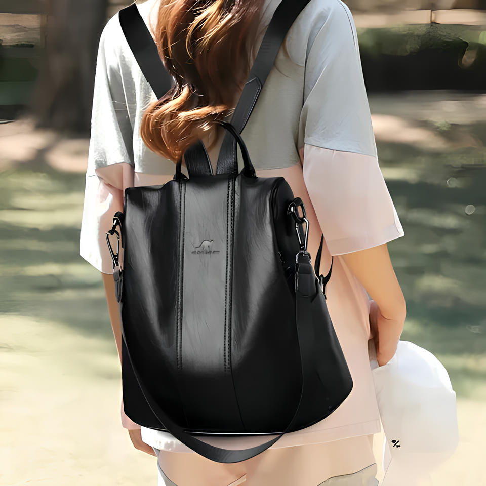 Tourer Women s Anti Theft Leather Backpack