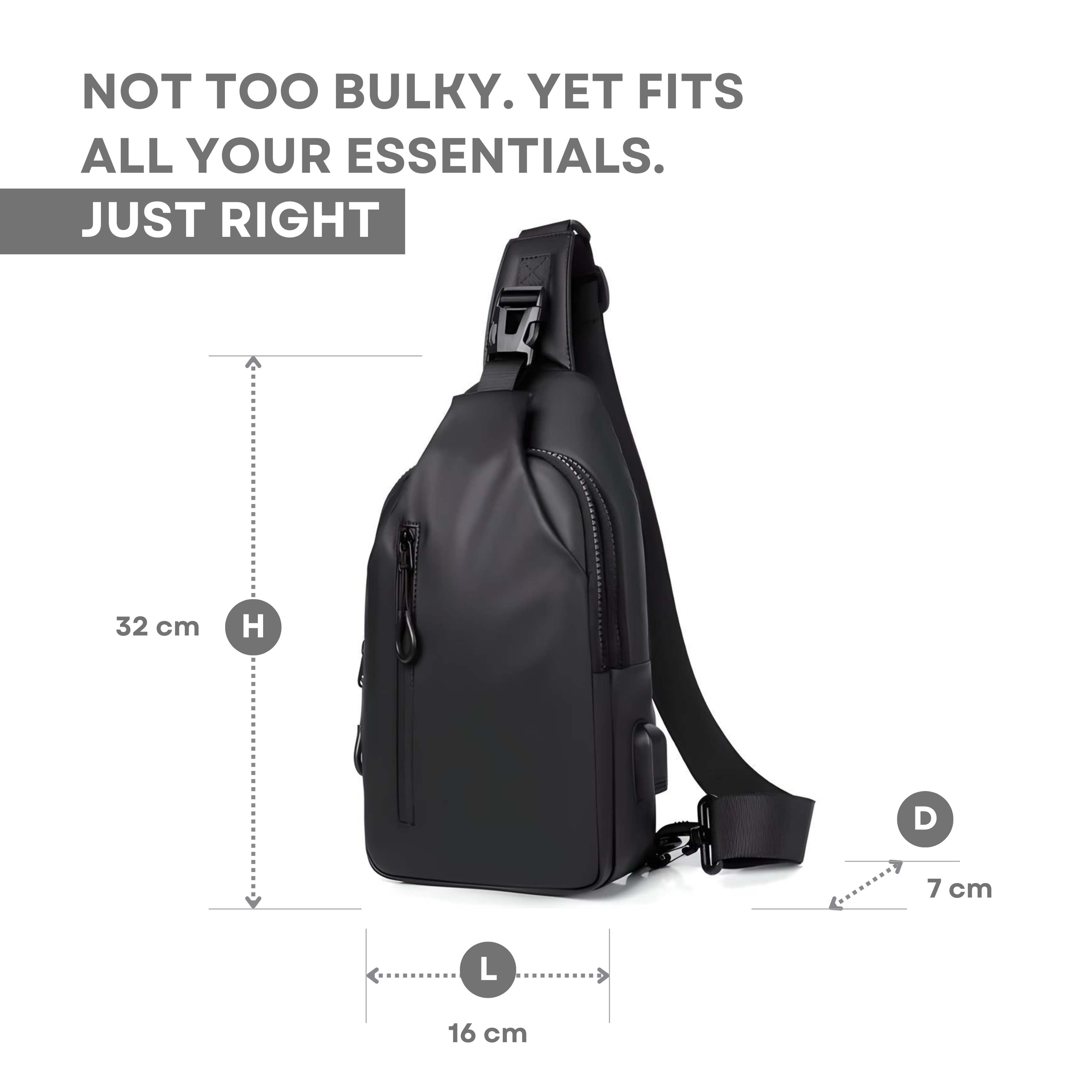 Waterproof Anti-Theft Shoulder Bag