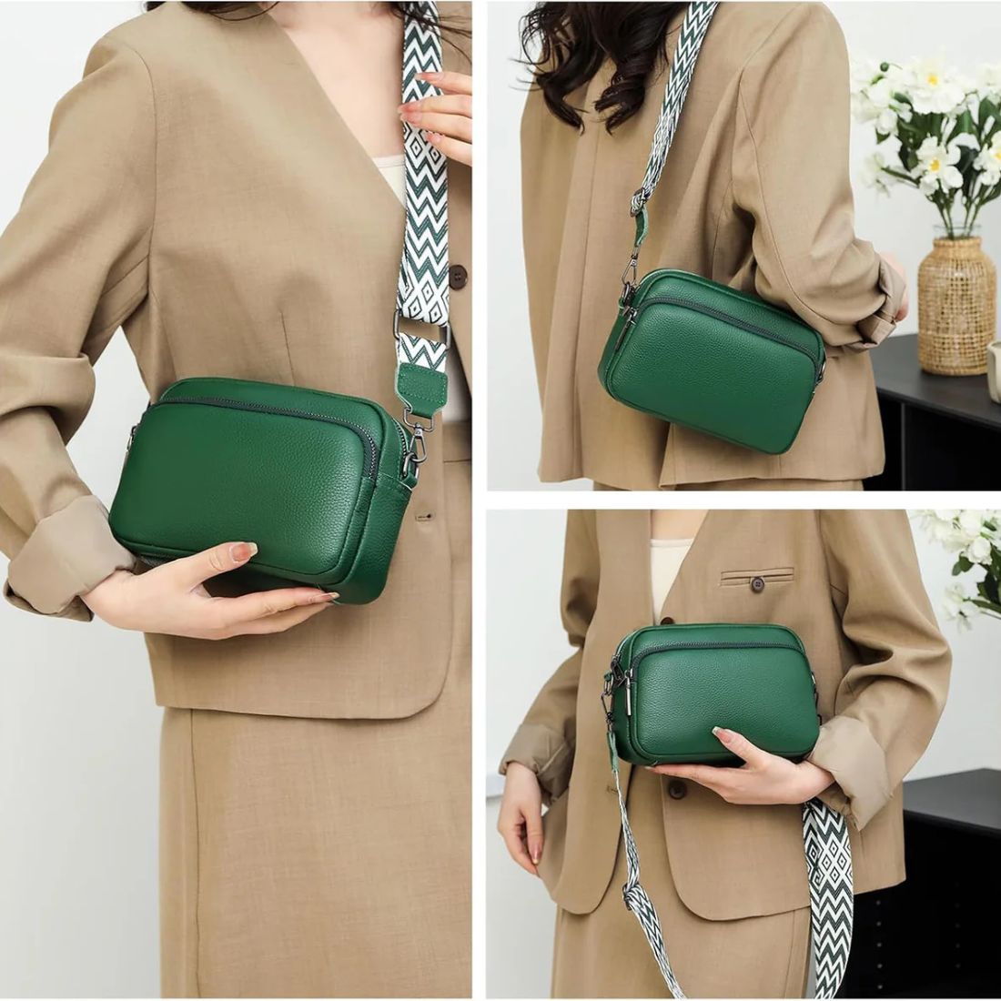 Sophia | Chic Leather Crossbody Bag